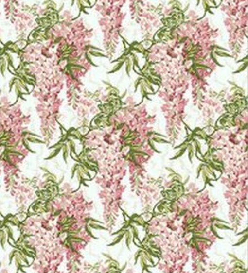 Wallpaper Floral Wisteria Pink 3139