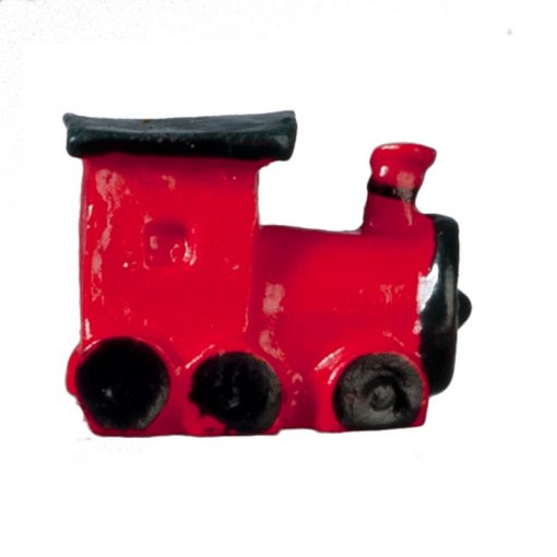 Little Red Locomotive Toy Train by Town Square Miniatures