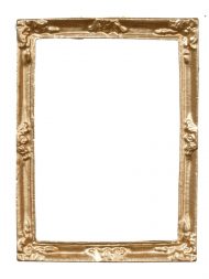Decorative Gold Frame with Fancy Design by Town Square Miniatures