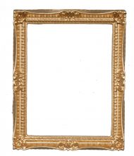 Decorative Gold Frame with intricate Design by Town Square Miniatures