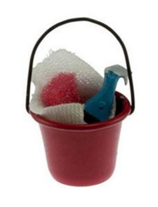 Soap Bucket w/ Scrub Brush, Cleaner, and Sponge