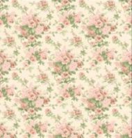 Wallpaper Romantic Rose - Peach 0008