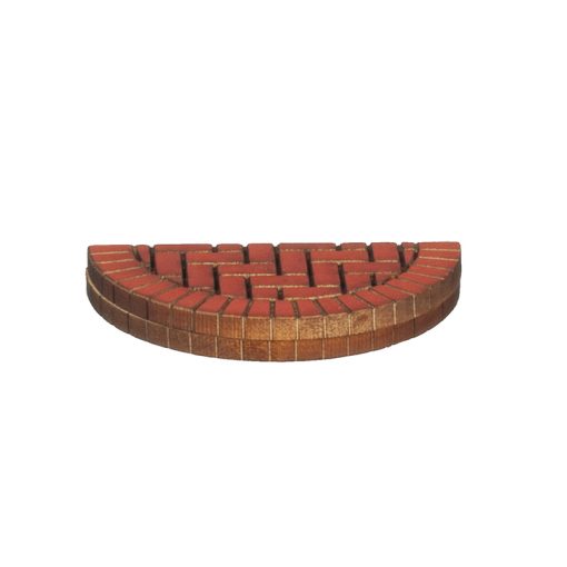 Small Half Moon Brick Step by Alessio Miniatures