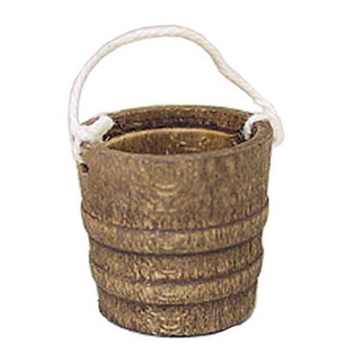 Wooden Bucket by Island Crafts & Miniatures
