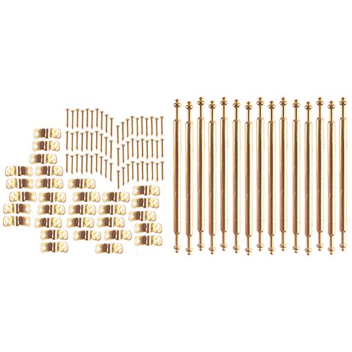 Brass Stair Rod Set of 15 by Town Square Miniatures