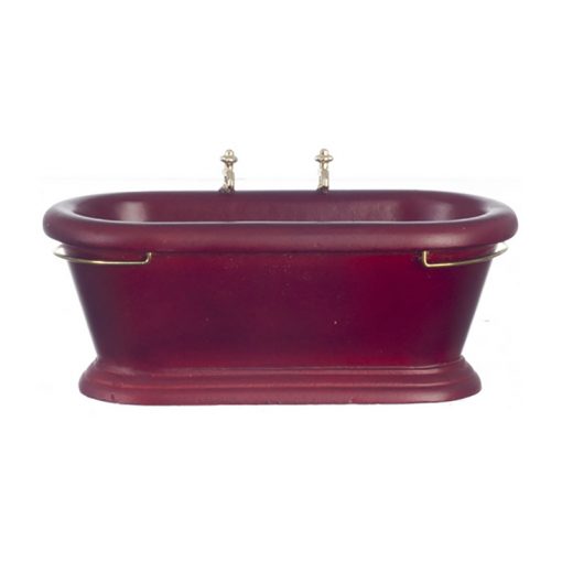 Old Fashioned Wood Bathtub by Town Square Miniatures