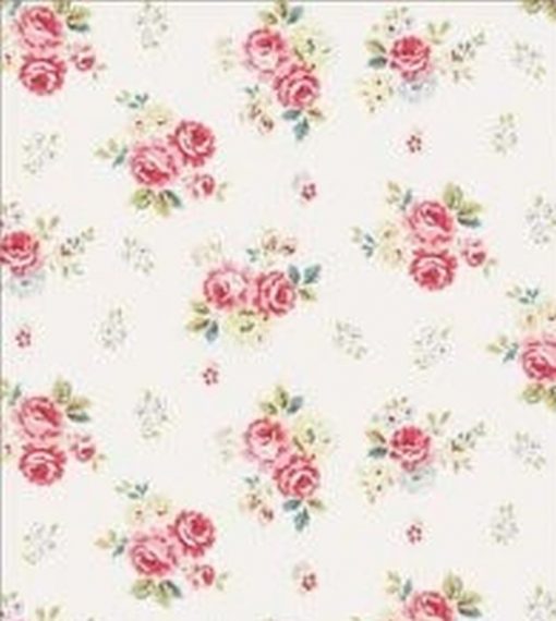 Wallpaper Rose Hill Small Floral Red 2 in 1:24 Scale 2695H