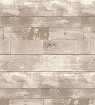 Wallpaper - Reclaimed Wood Floor - Beige 1:24 Scale 2814H