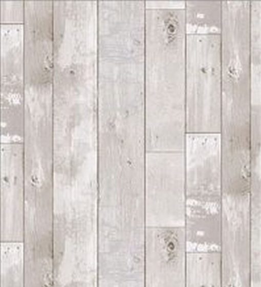 Wallpaper - Reclaimed Wood Floor - Grey 1:24 Scale 2828H