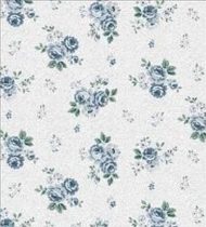 Wallpaper Rose Hill Small Floral Blue 1:24 Scale 3089H