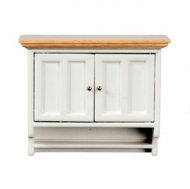 White Oak Kitchen Wall Cabinet by Town Square Miniatures