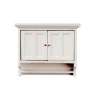 White Kitchen Wall Cabinet by Town Square Miniatures