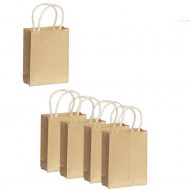 Set of 4 Shopping Bags with Handles by Town Square Miniatures