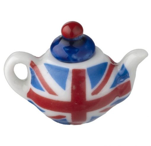 British Flag Teapot by Town Square Miniatures