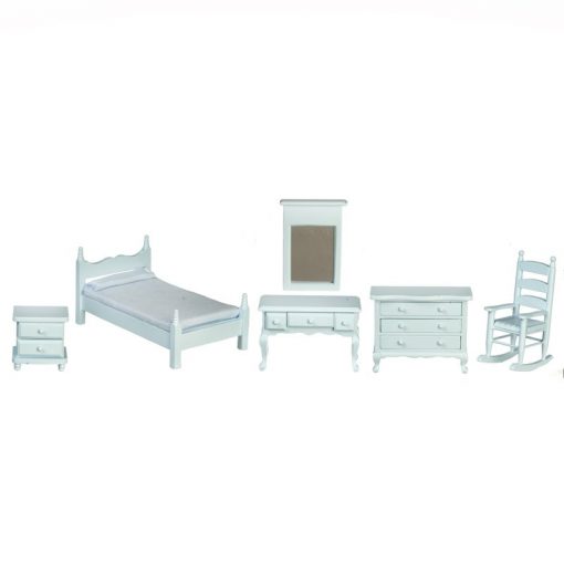 Light Blue Bedroom Furniture Set by Town Square Miniatures