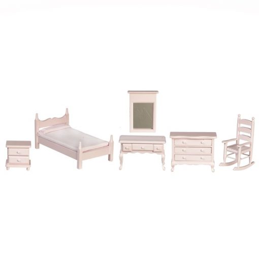 Light Pink Bedroom Furniture Set by Town Square Miniatures