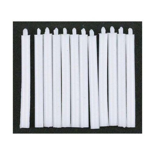 Set of 12 White Candles by Multi Minis