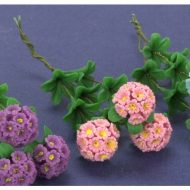 Pink Rhododendron Stems by Falcon Miniatures