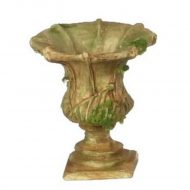 Tan Caesars Urn with Moss by Falcon Miniatures A0997A