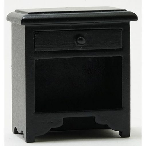 Black Wood Night Stand by Handley House