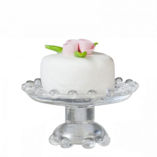 Small Cake on Stand by Town Square Miniatures B0376