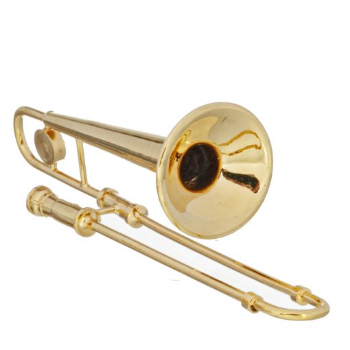Brass Trombone with Case