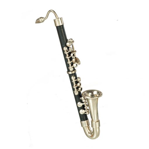 Black Bass Clarinet with Case