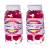 Set of 2 Jars of Cherries by Falcon Miniatures A3983
