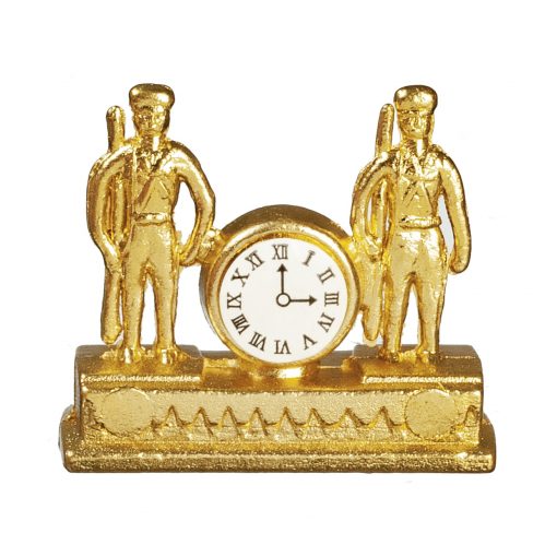 Gold Soldier Clock by Town Square Miniatures B0417