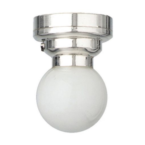LED Silver Globe Ceiling Lamp by Houseworks HW2359