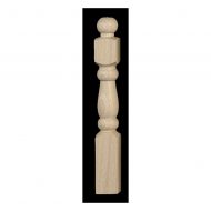 Set of 6 Half Scale Turned Newel Posts by Houseworks HWH7012