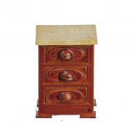 Victorian Walnut Nightstand by Town Square Miniatures