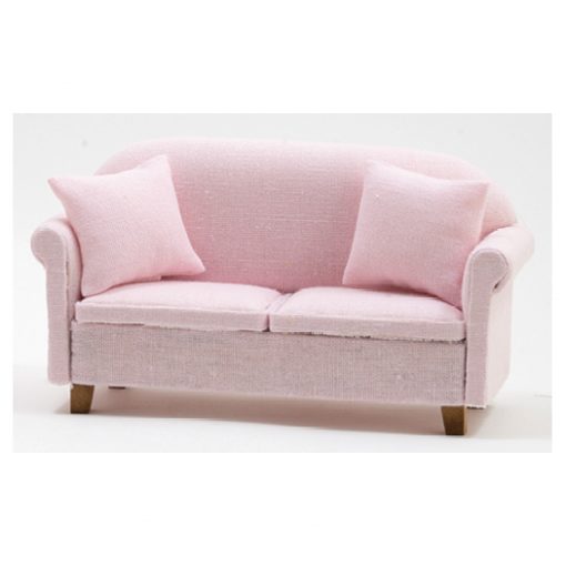 Pink Sofa with Pillows by Classics of Handley House CLA10904