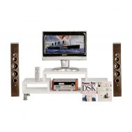 Home Cinema Console Set by Miniatures World G7249
