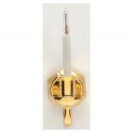 Single Candle Wall Sconce with Bi-Pin Bulb by Houseworks HW2525