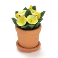 Yellow Petunias in Pot by Falcon Miniatures N8189