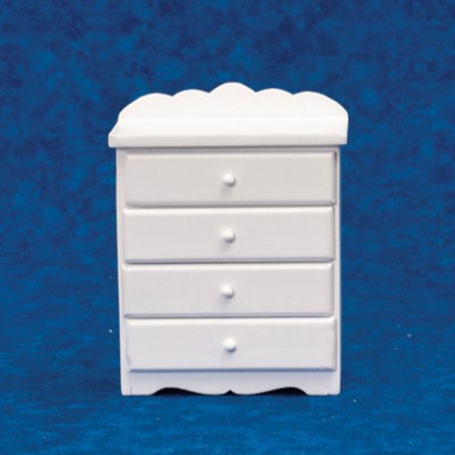 White Dresser or Chest of Drawers by Town Square Miniatures