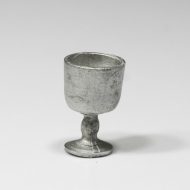 Wide Metal Wine Cup or Goblet