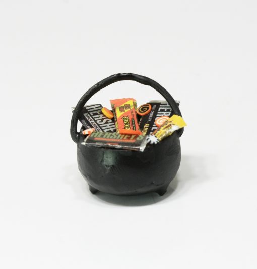 Artisan Halloween Treat Cauldron by Lorraine Adinolfi - Image 2