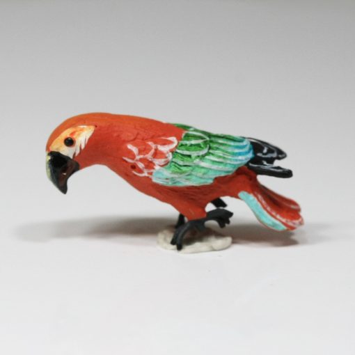 Red Macaw Bird by Falcon Miniatures