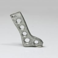 Vintage Look Sock Measurement in Metal