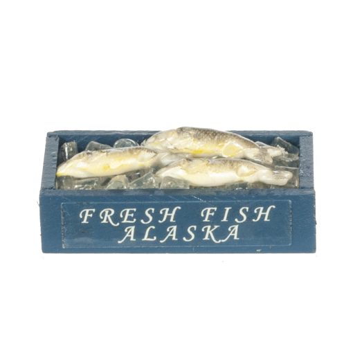 Box of Fresh Alaska Fish by Town Square Miniatures B0617