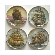 Set of 4 Ship Platters by Barb BYBCDD215