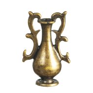 Antique Brass Vase with Fancy Handles S1629