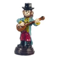 Monkey Playing Banjo Figurine by Falcon Miniatures A4210