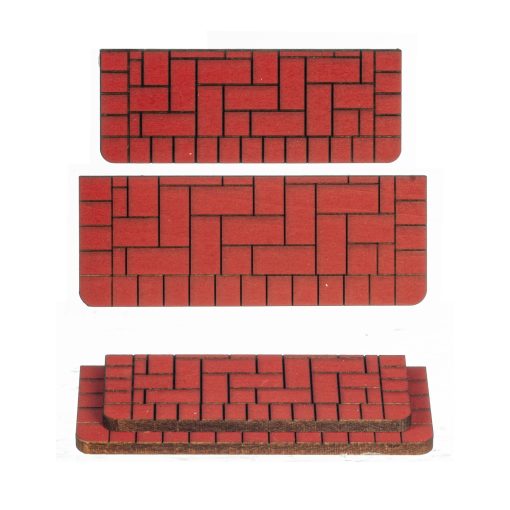 Double Brick Steps by Alessio Miniatures AS551DBL