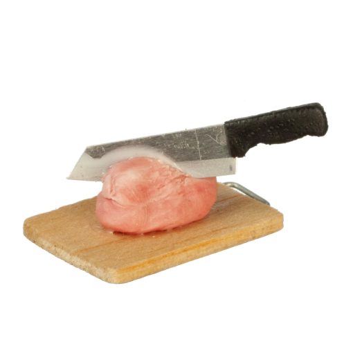 Raw Meat on Cutting Board by Town Square Miniatures G6361