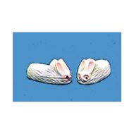 Bunny Slippers by Multi Minis MUL3487