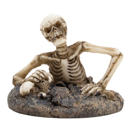 Halloween Skeleton in Ground Figurine by Multi Minis MUL5635
